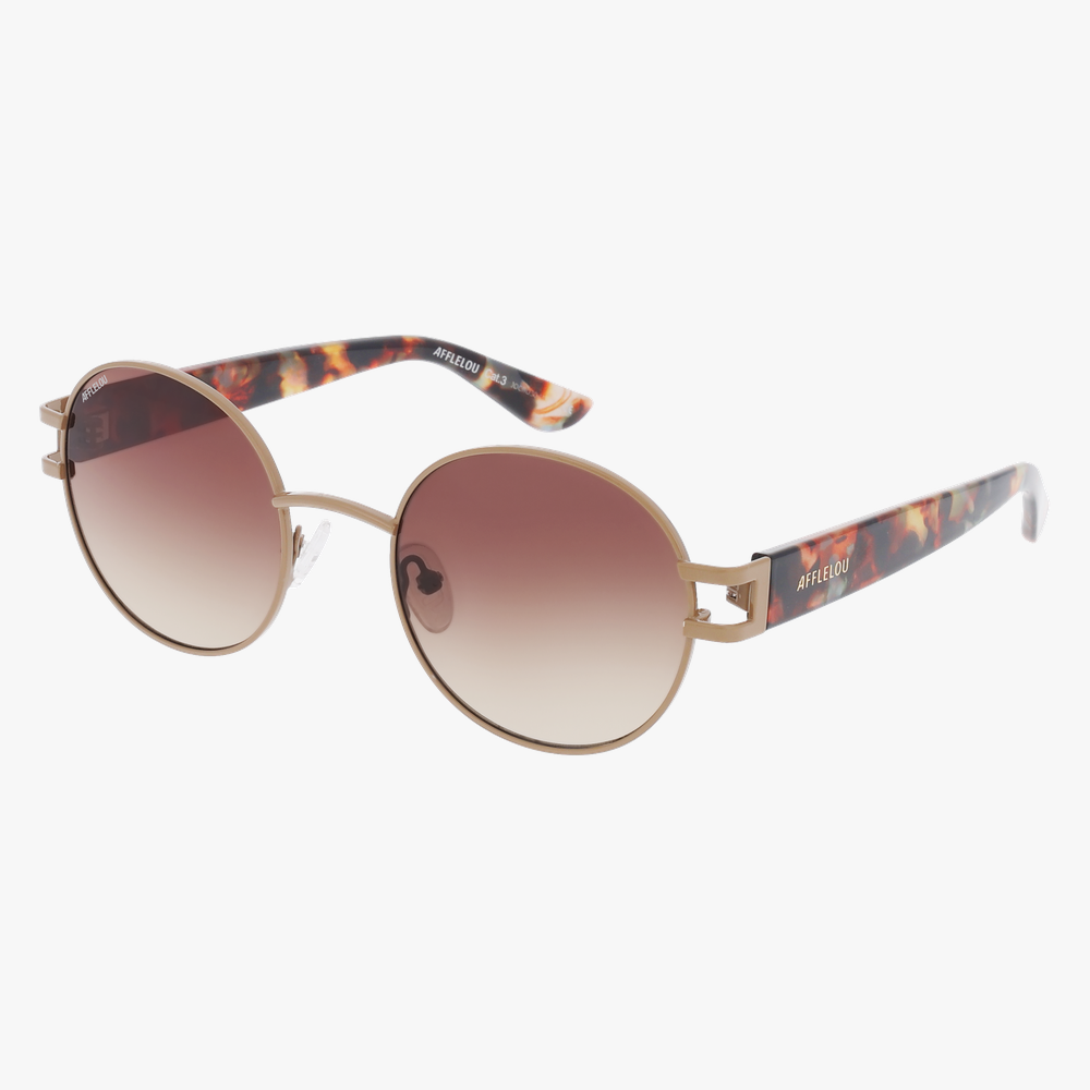 GAFAS DE SOL mujer MONDAKA marrón/beige - vista de frente