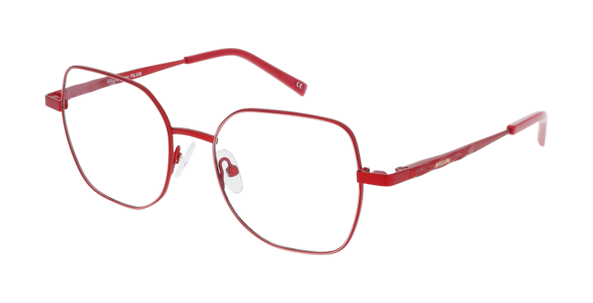 GAFAS GRADUADAS mujer FELICIE rojo/rosa - vista de frente