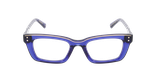 GAFAS GRADUADAS mujer CARACTÈRES FIL D'OR CRÉATIVE azul - vista de frente