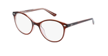 GAFAS GRADUADAS niños MAGIC BLANCA marrón/rosa - vista de frente
