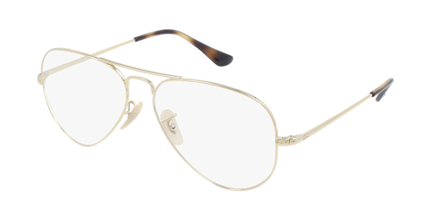 GAFAS GRADUADAS 0RX6489 dorado - vue de 3/4