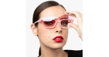 GAFAS GRADUADAS mujer CARACTÈRES CRÉATIVE rosa/dorado - vista de frente