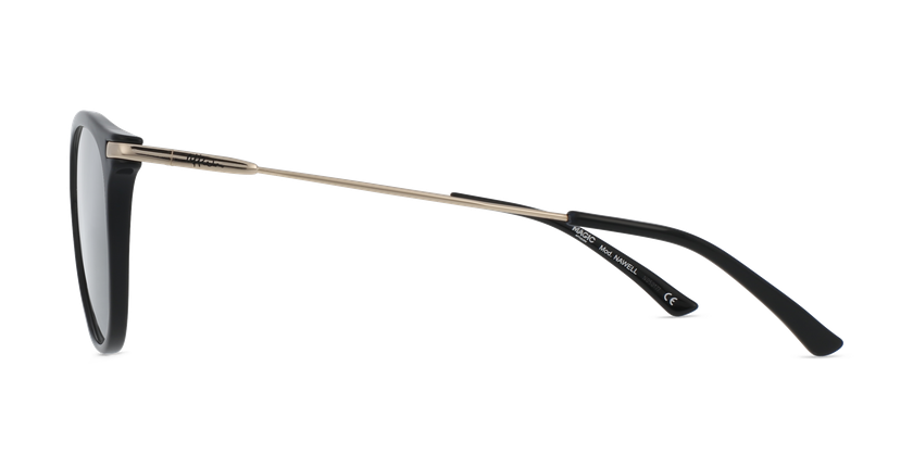 GAFAS GRADUADAS mujer NAWELL negro/dorado - vista de frente