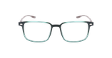 GAFAS GRADUADAS hombre MAGIC245 negro/rojo - vista de frente