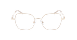 GAFAS GRADUADAS mujer FELICIE dorado/beige - vista de frente