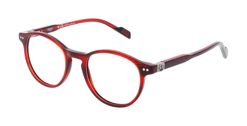 GAFAS GRADUADAS niños 5 rojo - vista de frente