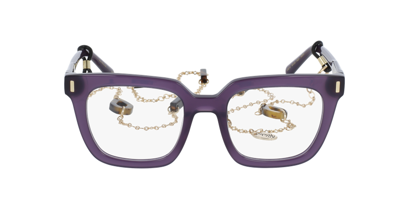 GAFAS GRADUADAS mujer CARACTÈRES RÊVEUSE morado - vista de frente