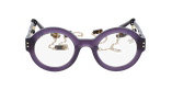 GAFAS GRADUADAS mujer CARACTÈRES PERSPICACE morado - vista de frente