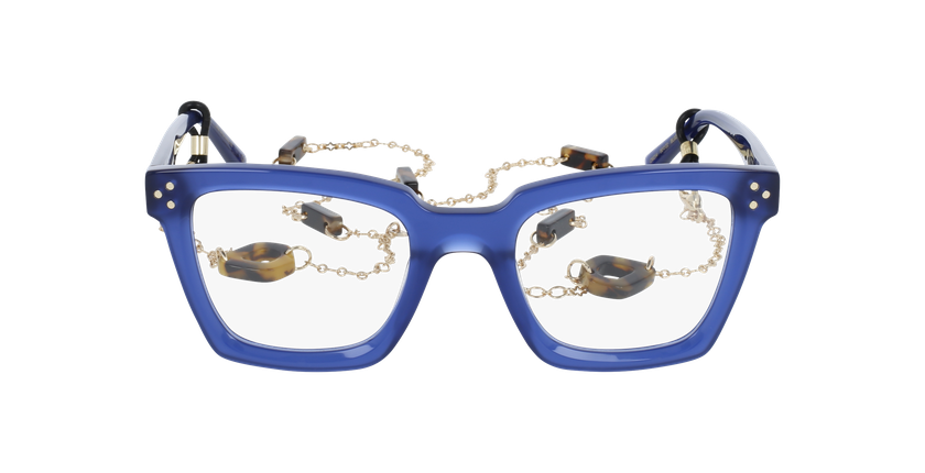 GAFAS GRADUADAS mujer CARACTÈRES MYSTÉRIEUSE azul/morado - vista de frente