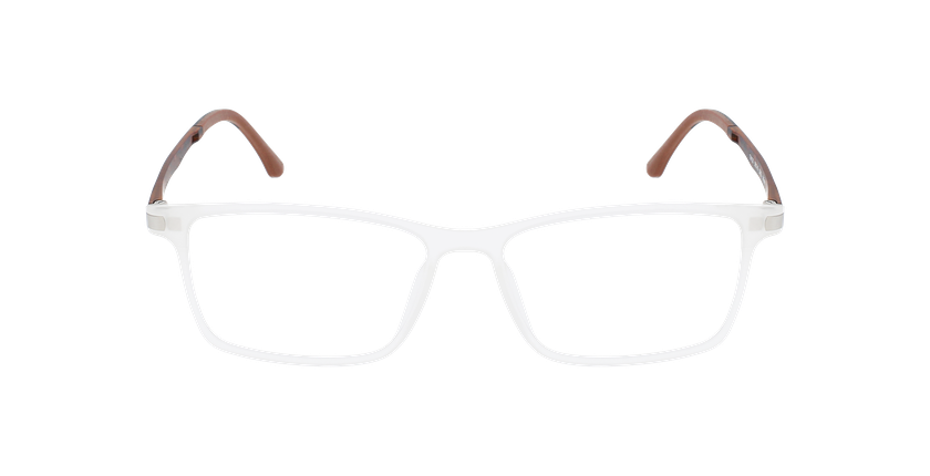 GAFAS GRADUADAS hombre MAGIC 130 blanco/plateado - vista de frente