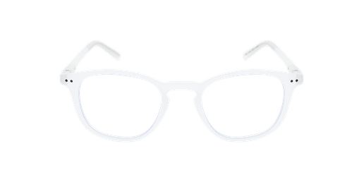 GAFAS GRADUADAS AFFLELOU FORTY ANTI-LUZ AZUL COLOR BLANCO blancovista de frente