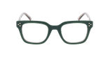 GAFAS GRADUADAS mujer CARACTÈRES EXPRESSIVE verde - vista de frente