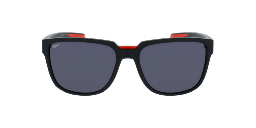 GAFAS DE SOL hombre BERTO negro/rojo vista de frente