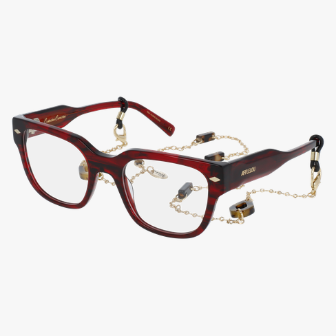 GAFAS GRADUADAS mujer CARACTÈRES AUDACIEUSE rojo marmoleado