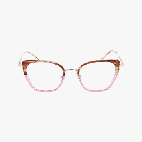 GAFAS GRADUADAS mujer MAGIC219 carey/rojo vista de frente