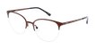 GAFAS GRADUADAS mujer MAGIC 110 marrón - vista de frente