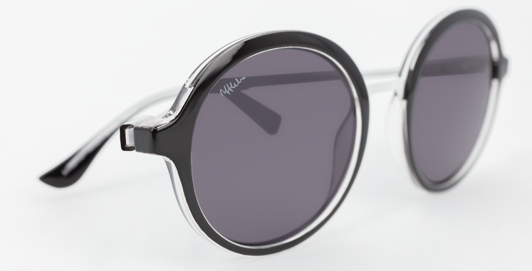 GAFAS DE SOL mujer FAUSTINE negro/blanco