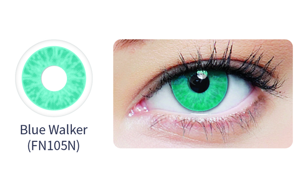 Lentillas CLEARCOLOR PHANTOM DIARIAS AZUL- 2L - vista de frente
