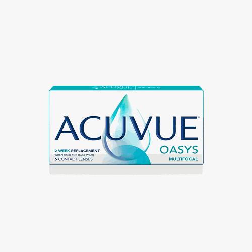Lentillas ACUVUE OASYS MULTIFOCAL 6 L - vista de frente