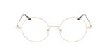 GAFAS GRADUADAS mujer ADRIANA dorado/negro - vista de frente