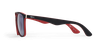 GAFAS DE SOL OSTUNI POLARIZED negro/rojo - vista de lado