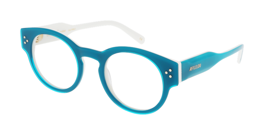 GAFAS GRADUADAS mujer CARACTÈRES FIDELE azul - vista de frente