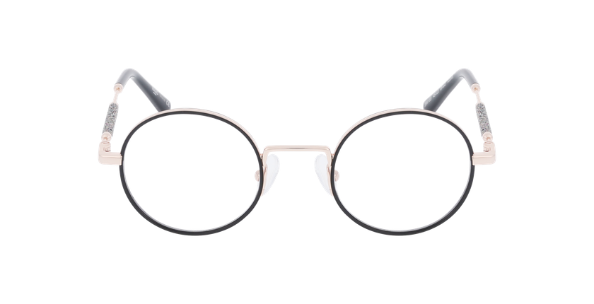 GAFAS GRADUADAS mujer MAGIC193 negro/dorado - vista de frente