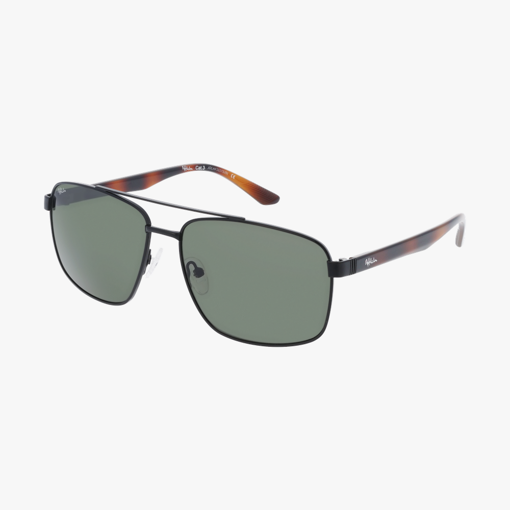 GAFAS DE SOL hombre BRONTE negro/carey - vista de frente