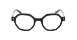 GAFAS GRADUADAS mujer PERSUASIVE negro/dorado - vista de frente