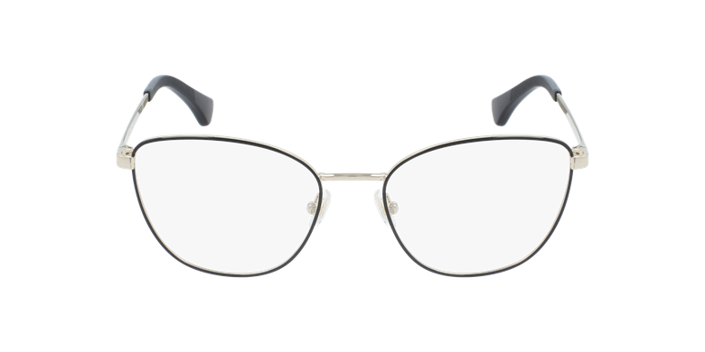 Gafas graduadas mujer RA6046 negro/doradovista de frente Gafas graduadas mujer RA6046 negro/doradovista de frente