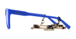 GAFAS GRADUADAS mujer CARACTÈRES EFFRONTÉE azul - vista de frente