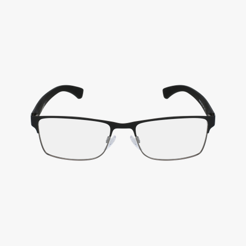 GAFAS GRADUADAS hombre EA1052 negro/gris vista de frente