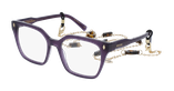 GAFAS GRADUADAS mujer CARACTÈRES EFFRONTÉE morado - vista de frente