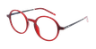 GAFAS GRADUADAS MAGIC 118 rojo/negro - vista de frente