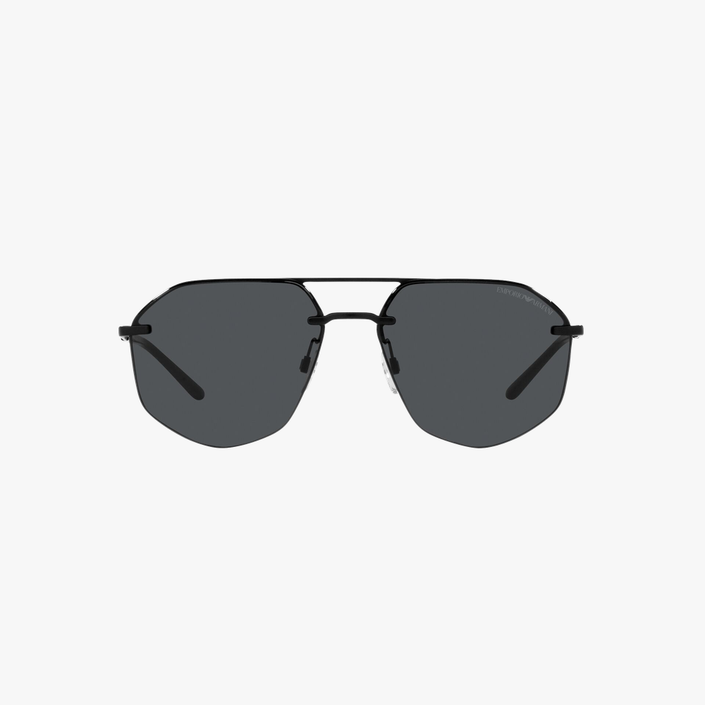 GAFAS DE SOL hombre 0EA2132 negro mate - vista de frente