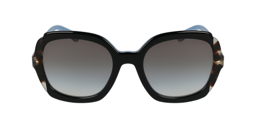 GAFAS DE SOL mujer 0PR 16US negro/carey vista de frente