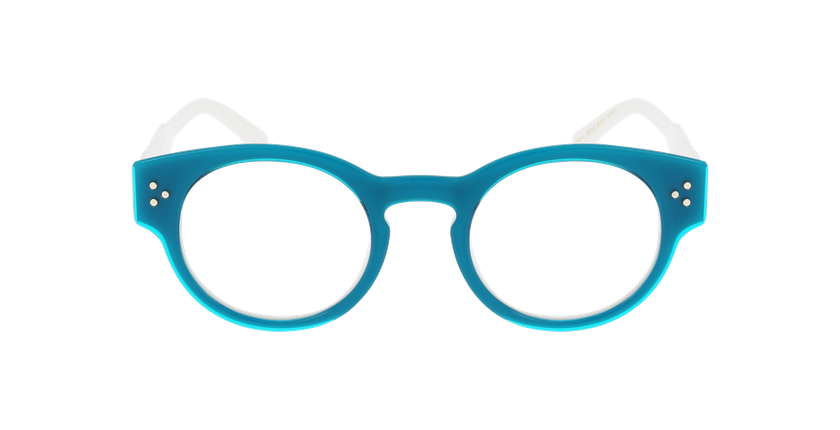 GAFAS GRADUADAS mujer CARACTÈRES FIDELE azul - vista de frente