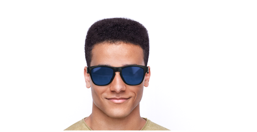 Gafas de sol hombre GEANT carey/azul - vista de frente