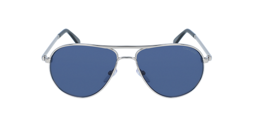 GAFAS DE SOL hombre FT0144 18V gris/azul vista de frente