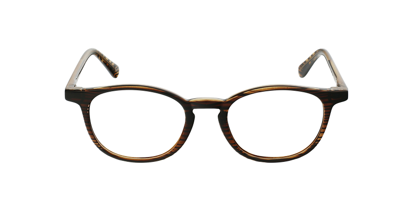 GAFAS GRADUADAS niños RZERO22 marrón/marrón marmoleado - vista de frente