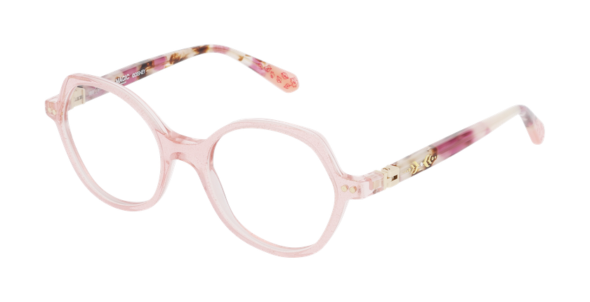 GAFAS GRADUADAS niños FROZEN 9 rosa - vista de frente