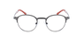 GAFAS GRADUADAS hombre MAGIC 127 CARBONE gris/rojo carbón