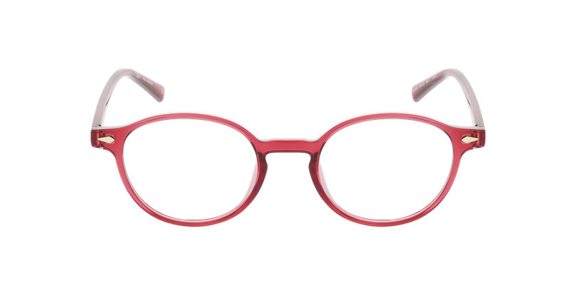 GAFAS GRADUADAS hombre HARVEY rojo - vista de frente
