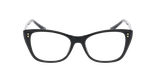 GAFAS GRADUADAS mujer DEVA negro - vista de frente
