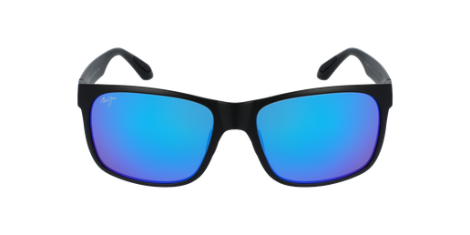 GAFAS DE SOL Red Sands negro mate vista de frente
