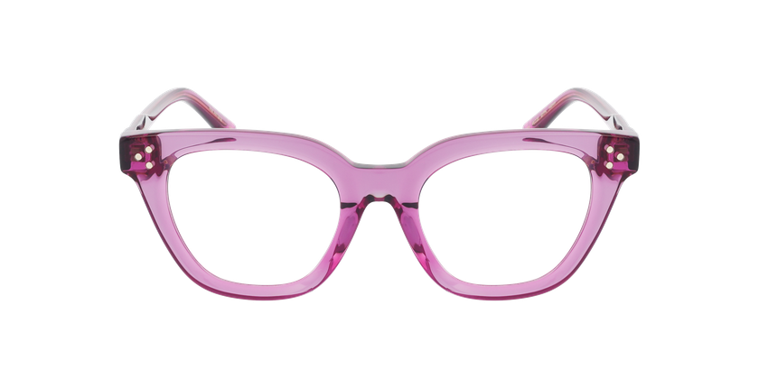 GAFAS GRADUADAS mujer CARACTÈRES ARTISTE rosa - vista de frente