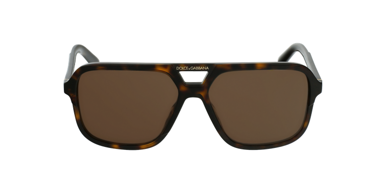 Gafas de sol hombre DG4354 carey/marrónvista de frente Gafas de sol hombre DG4354 carey/marrónvista de frente
