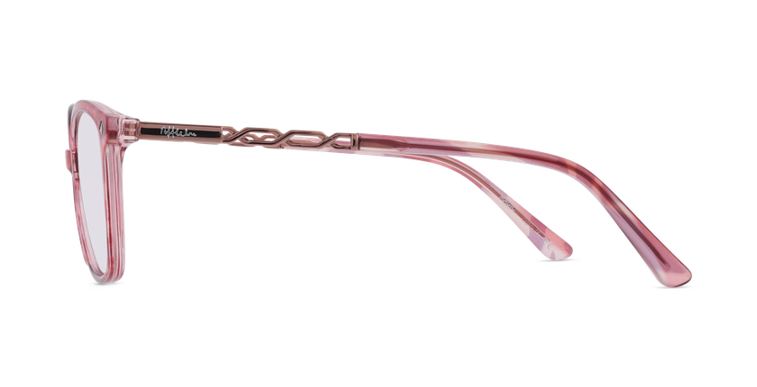 GAFAS GRADUADAS mujer MAGIC255 rosa/dorado - vista de frente