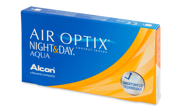 Lentillas AIR OPTIX NIGHT & DAY - 6L - vista de frente