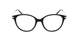 GAFAS GRADUADAS mujer LEONOR negro - vista de frente